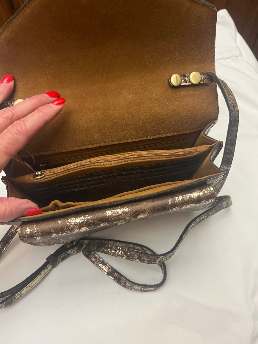 NWT Patricia Nash Specialty Cassano Leather Bag. - Picture 7 of 15